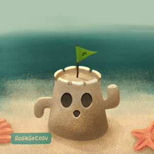 Gyroid Sandcastle in Animal Crossing 20230806.png