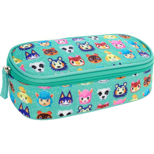Panini Animal Crossing Aqua Oval Pencil Case 01.webp
