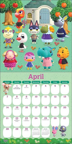 Animal Crossing- New Horizons 2024 Wall Calendar 03.jpg