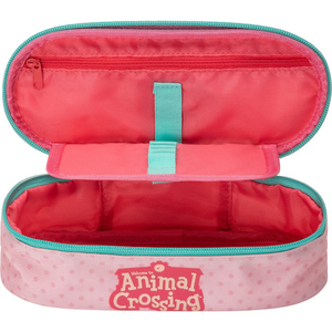 Panini Animal Crossing Pink Oval Pencil Case 02.webp