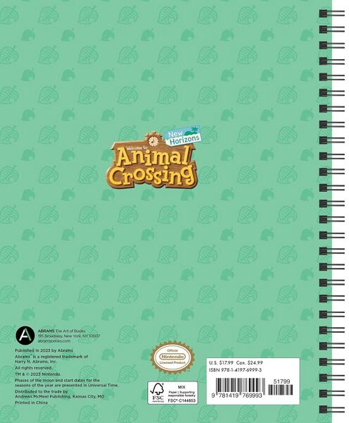 File:Animal Crossing- New Horizons 16-month September 2023-December 2024 Weekly Monthly Planner (Back).jpg