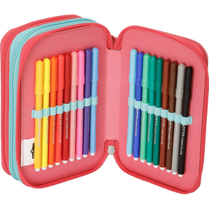 Panini Animal Crossing Pink 3 Zip Pencil Case 03.webp