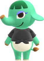 Artwork of Opal the Elephant