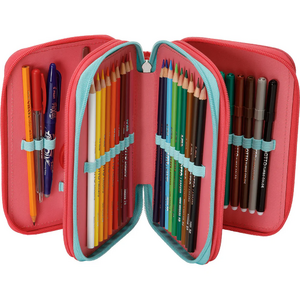 Panini Animal Crossing Pink 3 Zip Pencil Case 04.webp