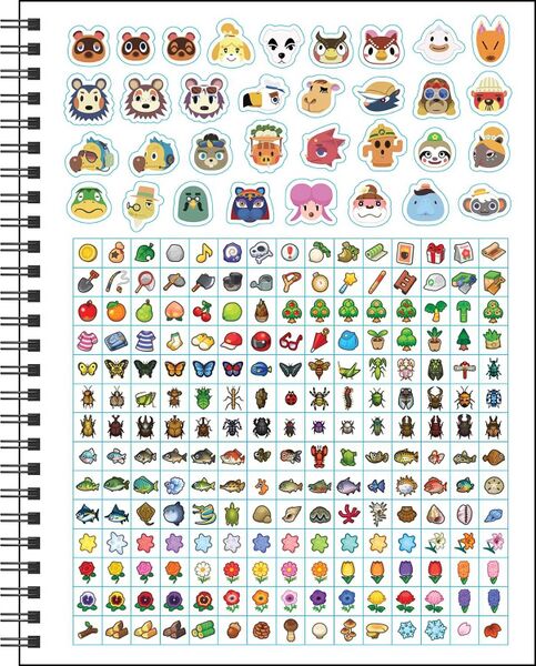 File:Animal Crossing- New Horizons 16-month September 2023-December 2024 Weekly Monthly Planner (Stickers).jpg