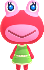 Artwork of Puddles the Frog